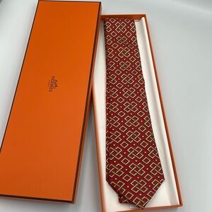 Hermes Silk Tie